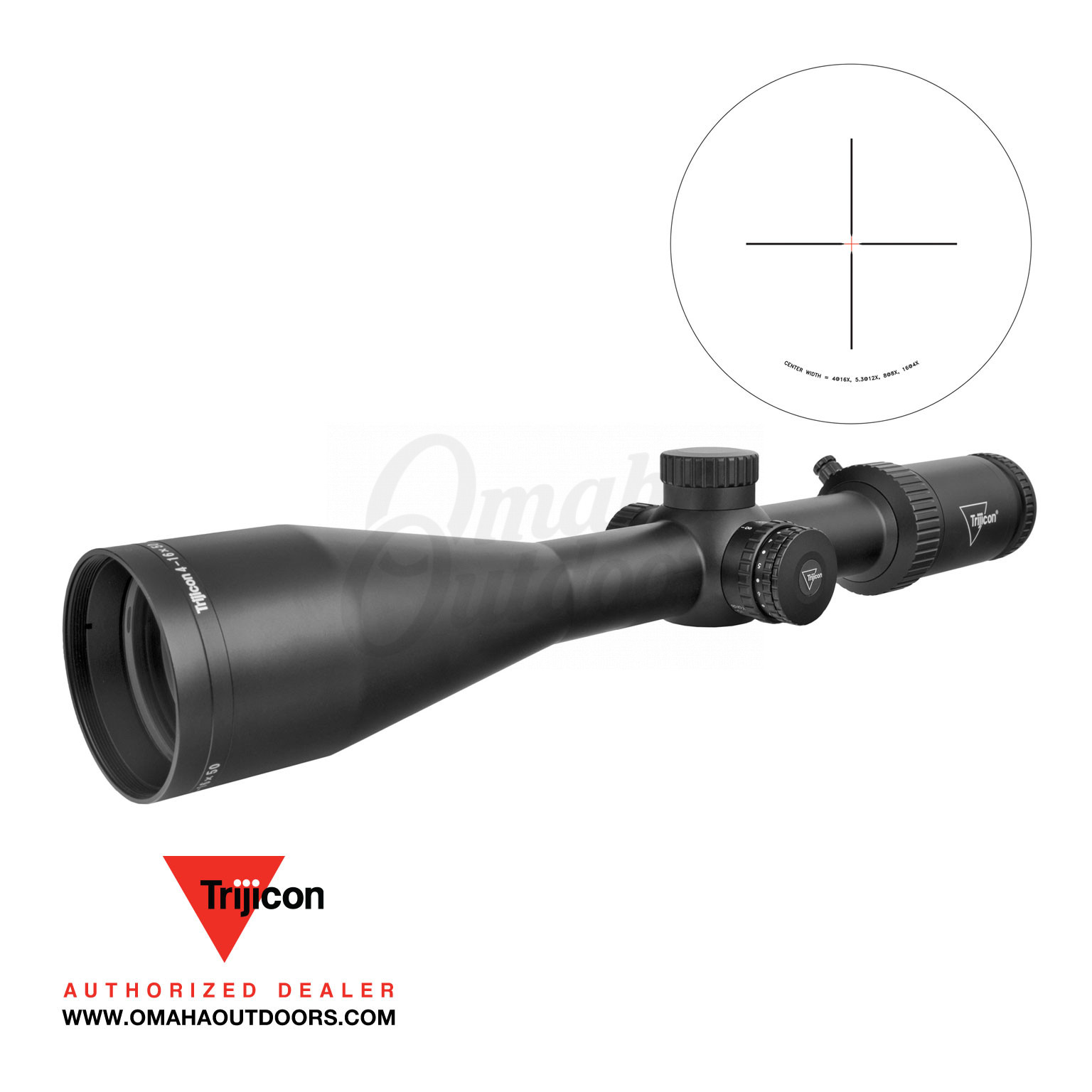 Trijicon Credo Hx 4 16x50 Red Standard Duplex Crosshair Omaha Outdoors