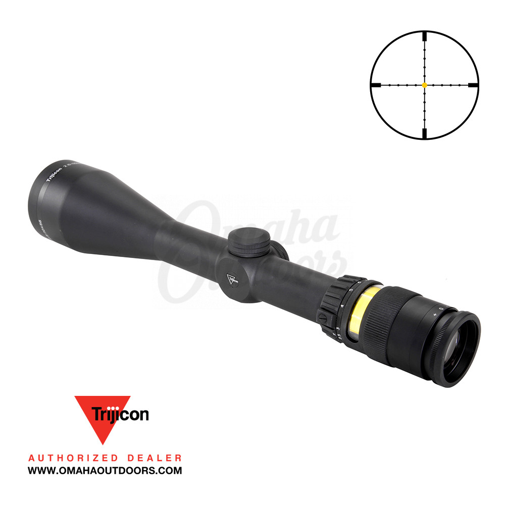 Trijicon AccuPoint Rifle Scope 2.5-10x56 30mm MIL-Dot Crosshair Amber ...