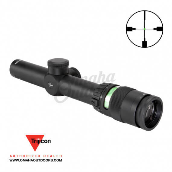 Trijicon AccuPoint 1-4 Scope German #4 Crosshair With Green Dot - Omaha ...