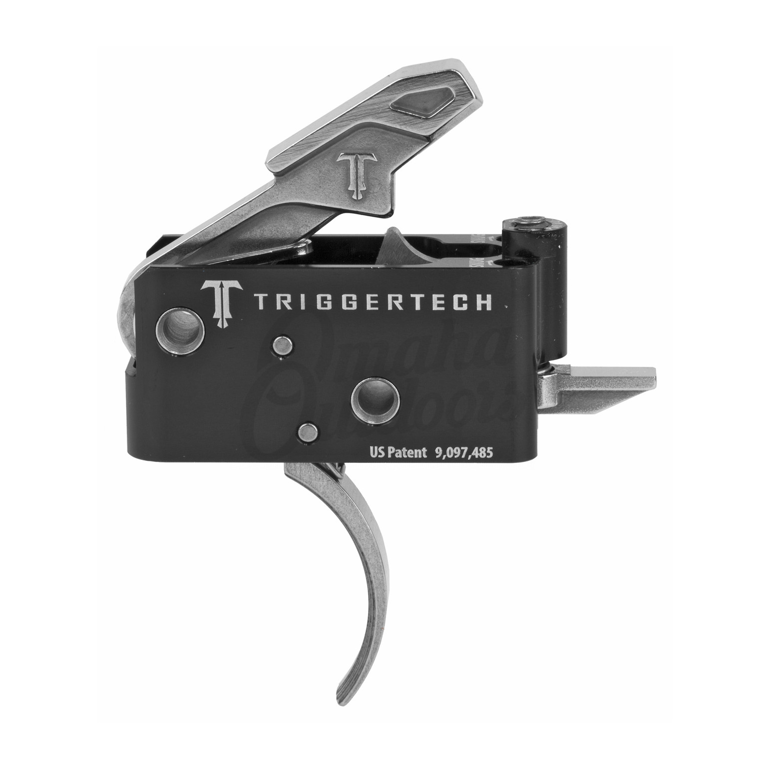 TriggerTech Adaptable Drop In Stainless Curved 2Stage Trigger AR15