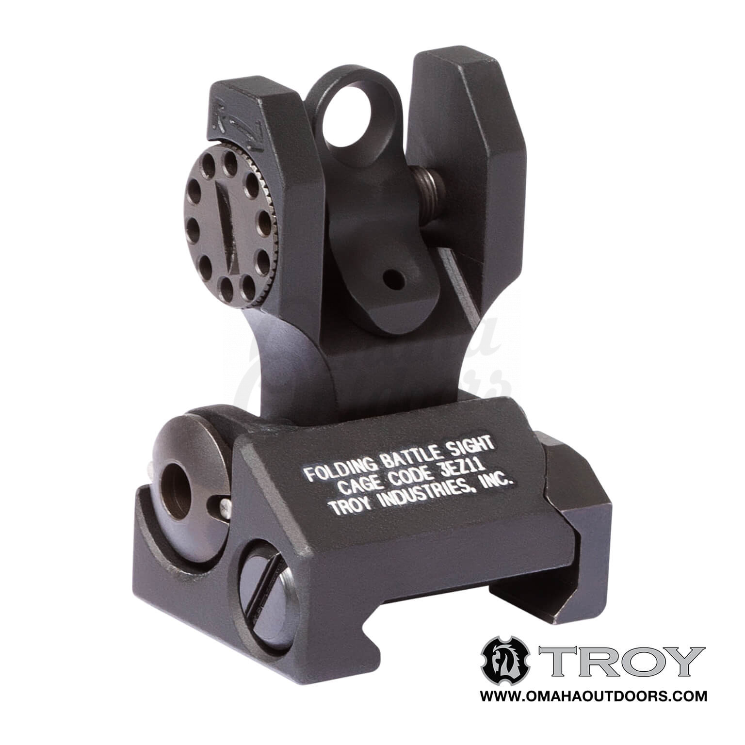 Troy Rear Folding Battle Sight - Omaha Outdoors