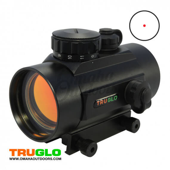 TRUGLO Traditional 1x40 Red Dot Sight 5 MOA - Omaha Outdoors