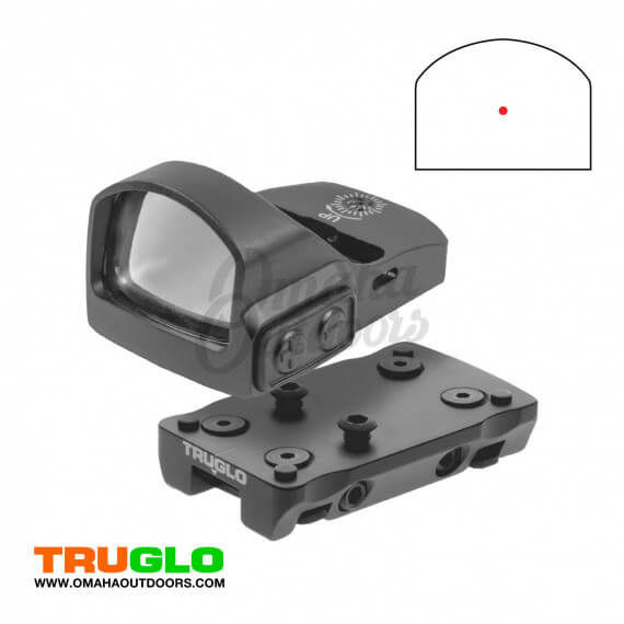 Truglo Tru Tec Micro Red Dot Sight 3 Moa With Shotgun Rib Mount Omaha Outdoors 6644