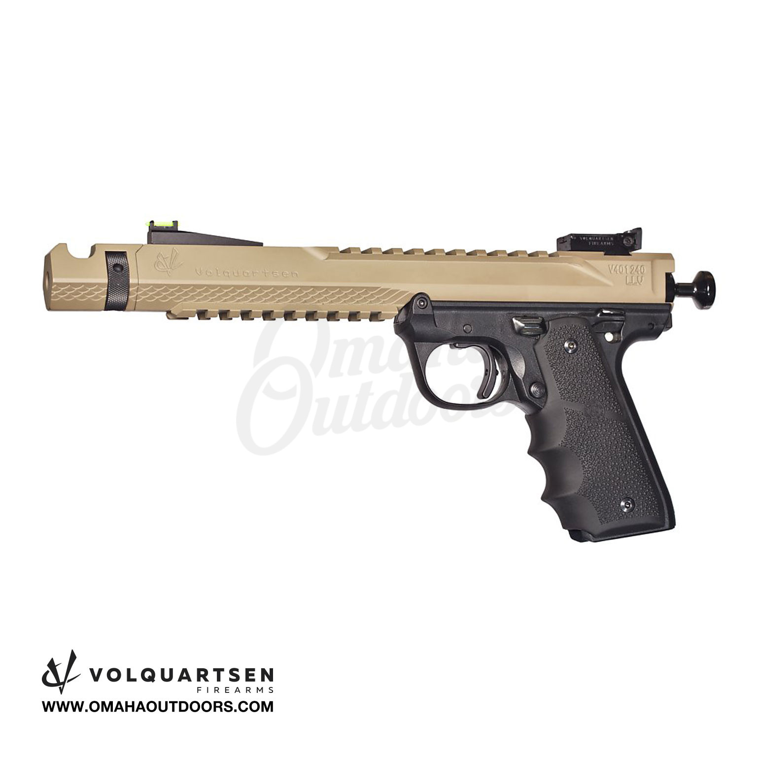 Volquartsen Black Mamba Single Port Fiber Optic Front FDE 6 Inch ...