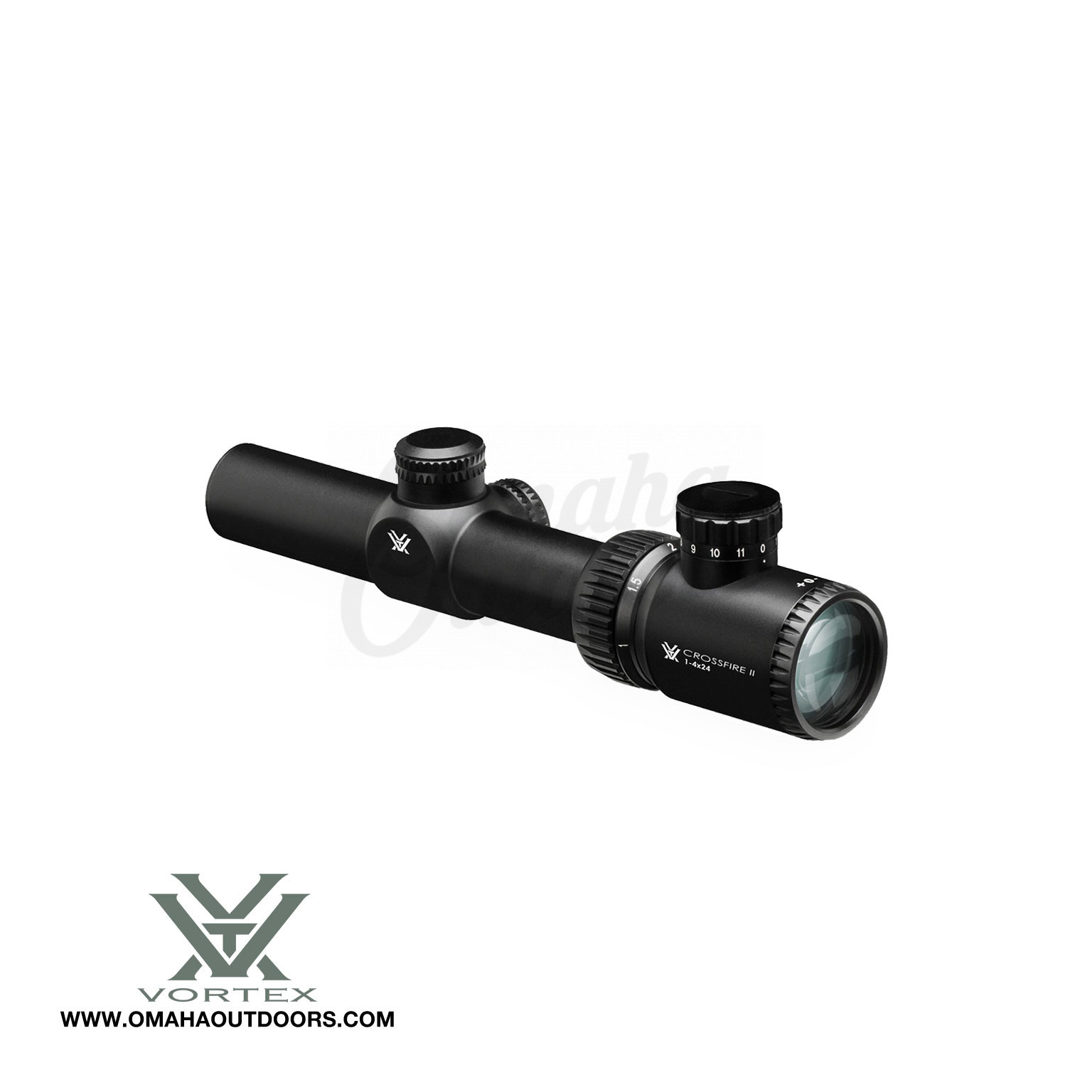 Vortex Optics Crossfire II 1-4x24 30mm Rifle Scope - Omaha Outdoors