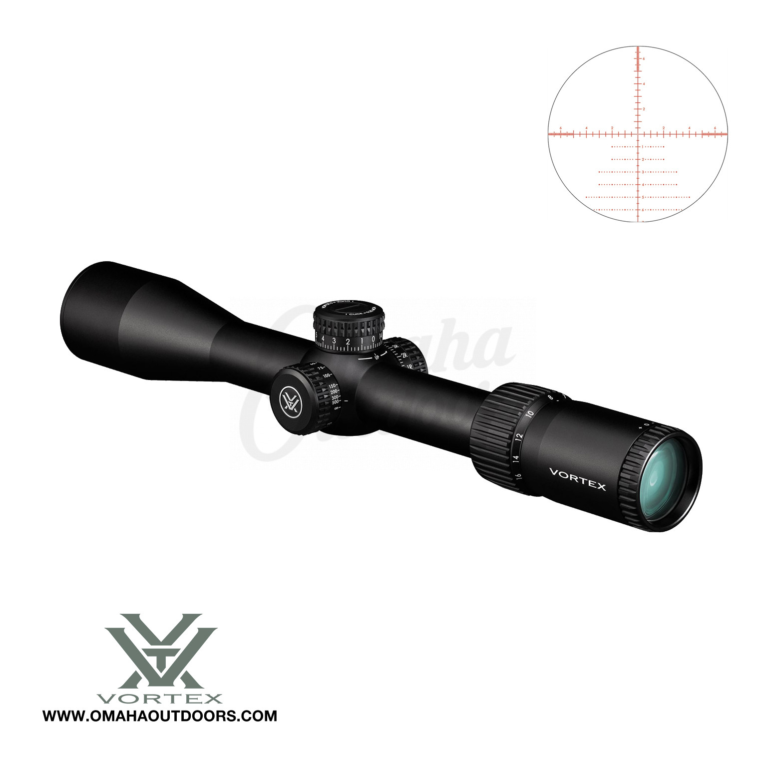 Vortex Diamondback Tactical 4-16x44 FFP Rifle Scope 30mm EBR-2C MRAD ...