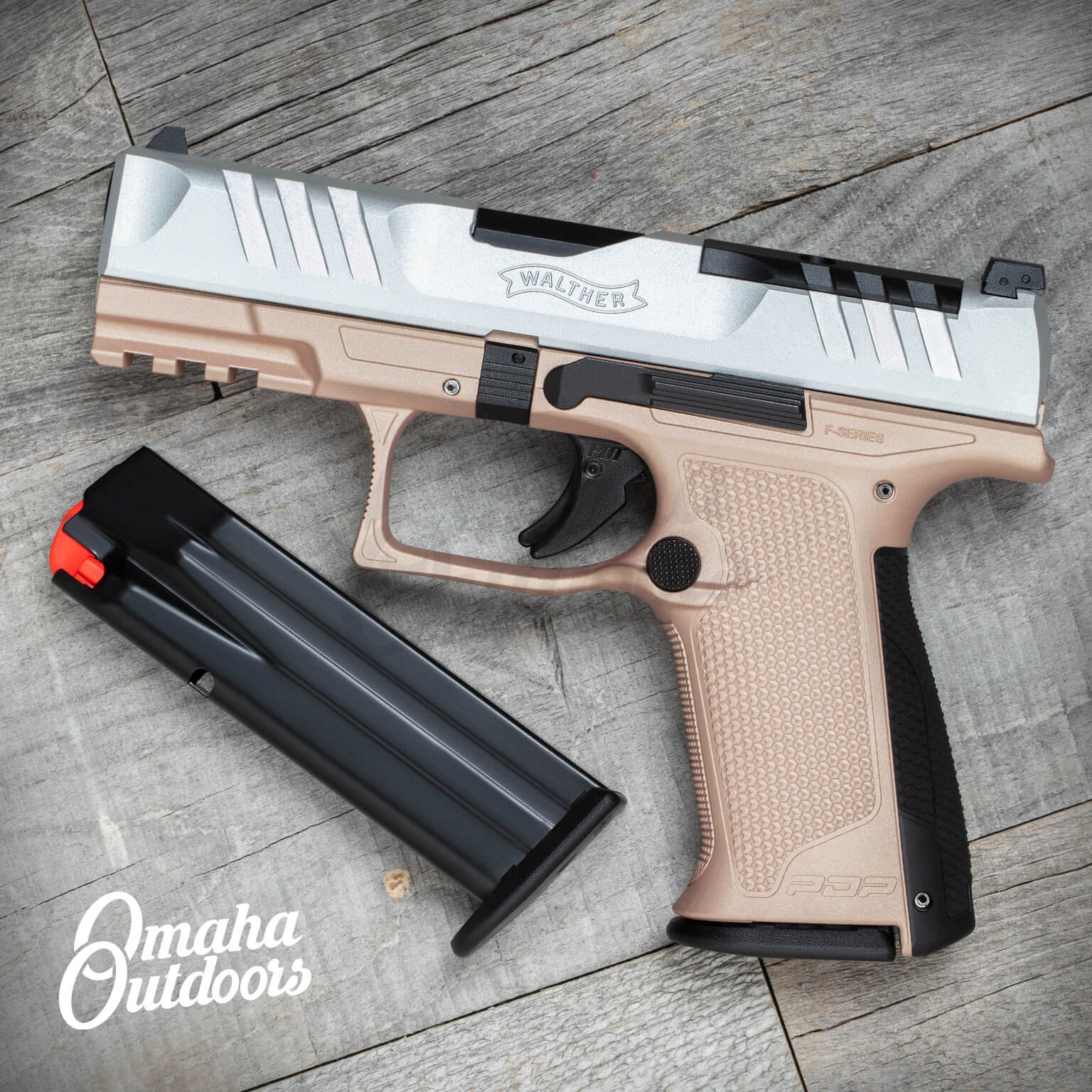 Walther PDP F-Series 4 Apple Rose Gold / Satin Aluminum - Omaha Outdoors