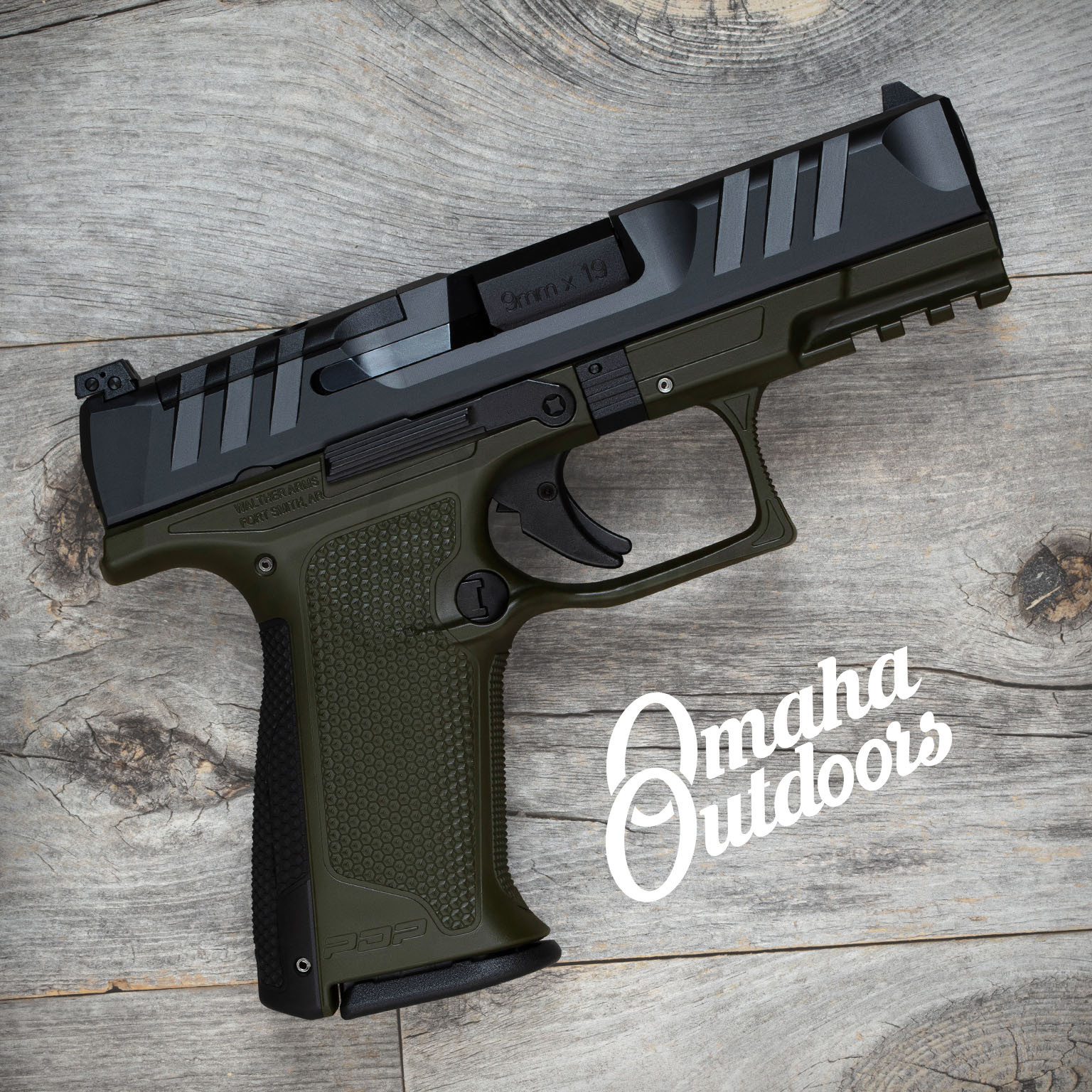 Walther PDP F Series 4 OD Green - Omaha Outdoors