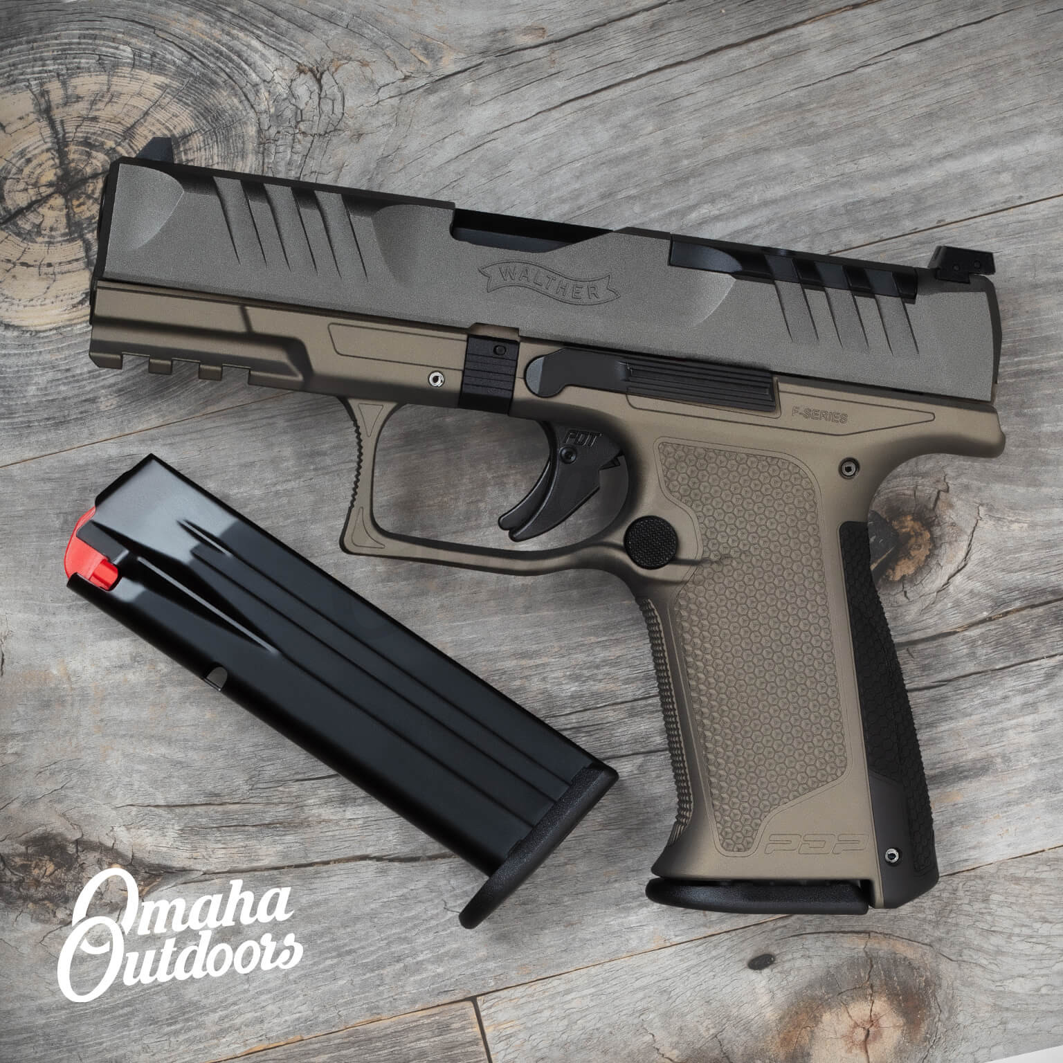 Walther PDP F Series 4 Gamma Bronze / Grey Slide - Omaha Outdoors