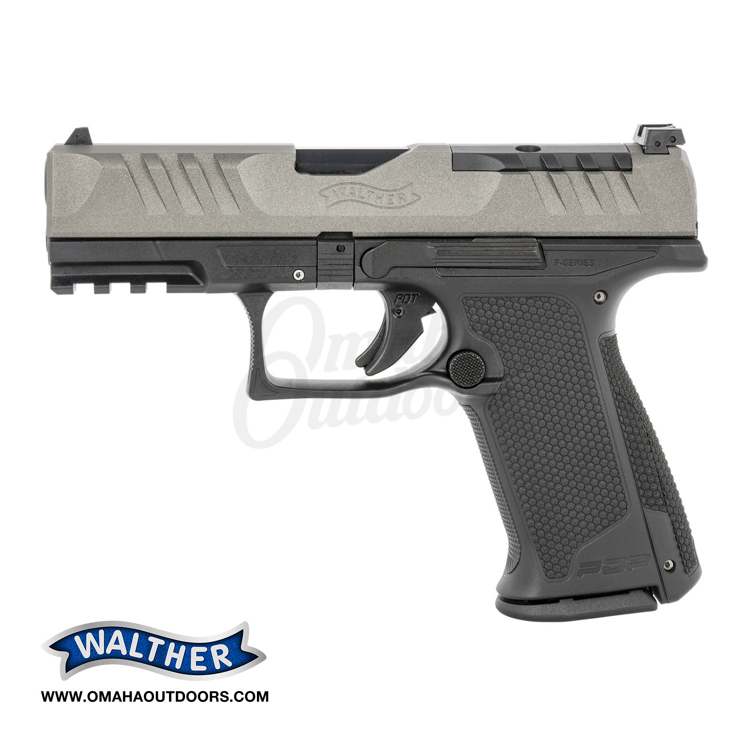 Walther PDP F Series 4 Grey Slide For Sale - Omaha Outdoors