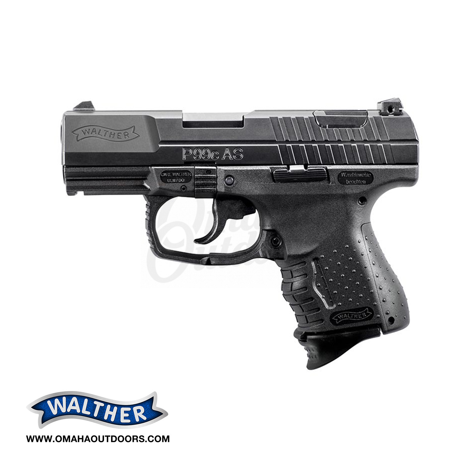 Walther P99c As Pistol 10 Rd 9mm Omaha Outdoors 9922