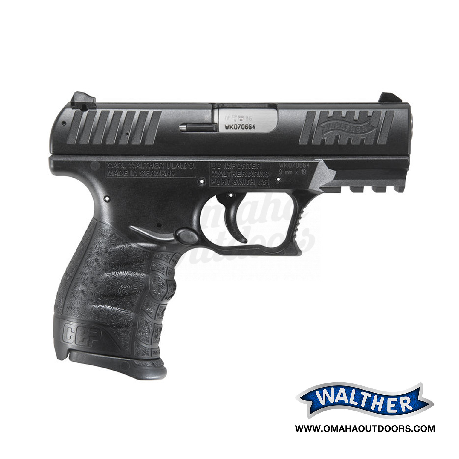 Walther Ccp Pistol 8 Rd 9mm Omaha Outdoors 2391