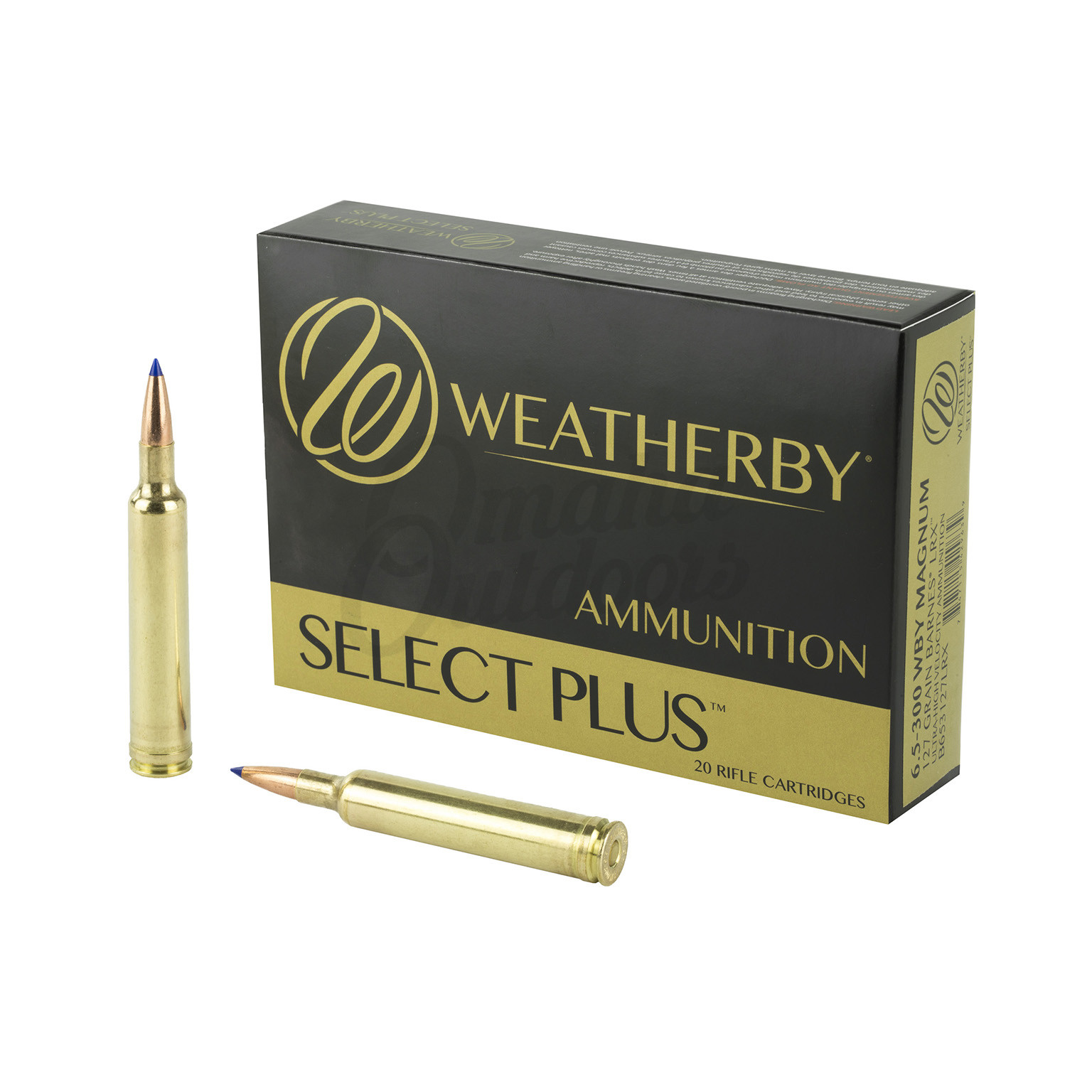 Notify me weatherby select plus 6 5 300 wby mag 127 grain lrx 20