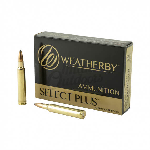 Weatherby Select Plus 300 Wby Mag 180 Grain Spire Point 20 Rounds ...