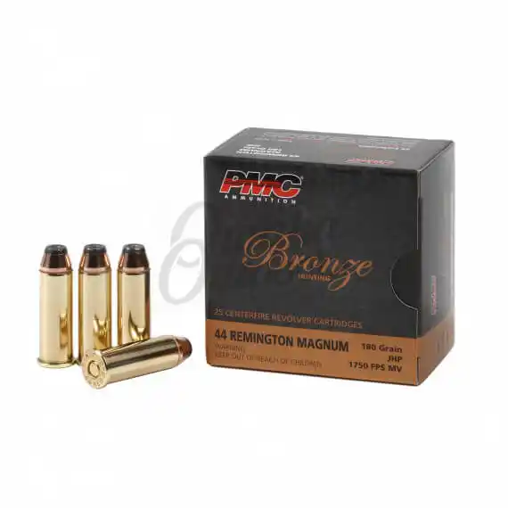 PMC Bronze 44 Mag 180 Grain JHP 25 Rounds - In Stock