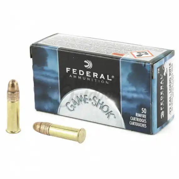 Federal Game-Shok 22LR Ammo 40 Grain Plated LRN 50 Rounds - Omaha Outdoors