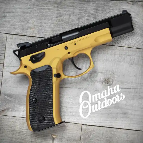 CZ 75 B Omega Convertible 9mm Pistol Gold Omaha Outdoors