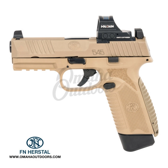 FN 545 MRD FDE 10 Round With Holosun 407C - Omaha Outdoors