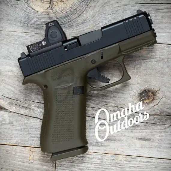 Glock 43X MOS OD Green with RMRcc 3.25 MOA - Omaha Outdoors