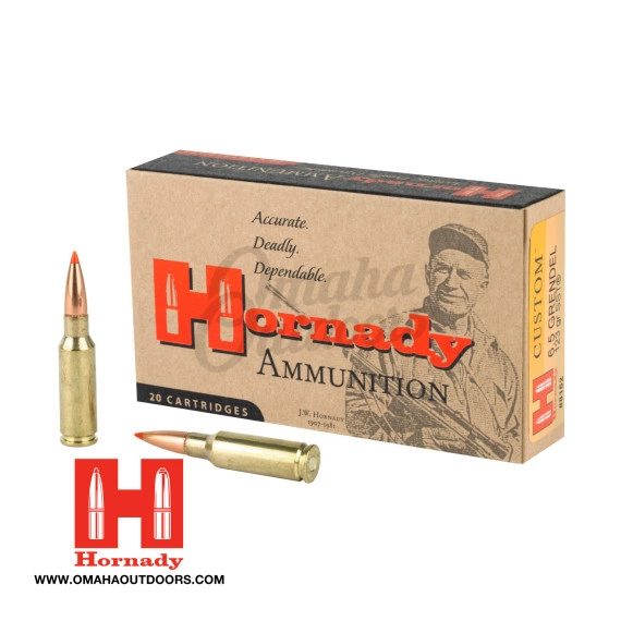 Hornady custom ammunition 6 5 grendel 123 grain sst 200 rounds
