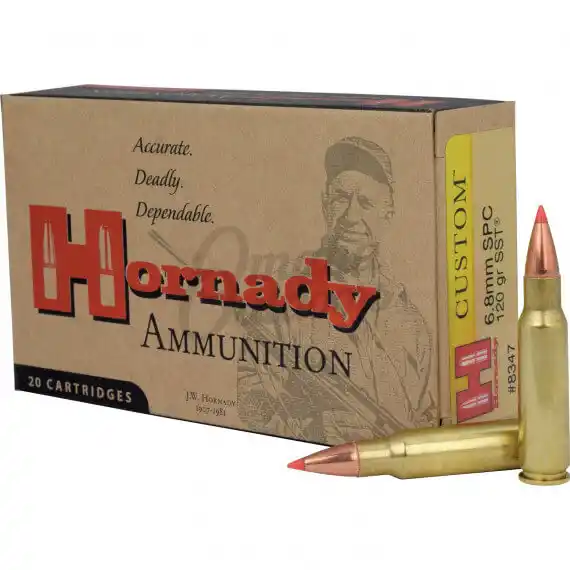 Hornady 6.8 SPC 120 GR SST Ammo 20 Rounds - Omaha Outdoors