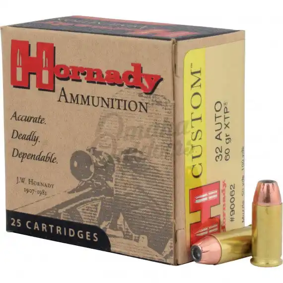 Hornady 32 Auto 60 Gr Xtp 25 Rounds - Omaha Outdoors