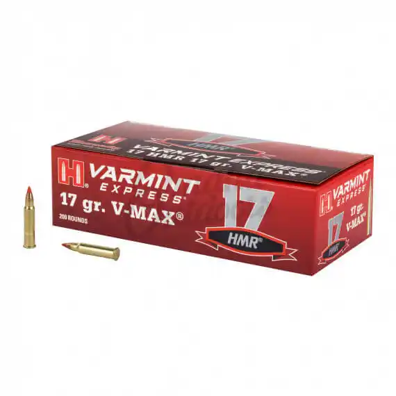 Hornady Varmint Express 17 HMR 17gr V-Max Rimfire Ammo - 200 Rounds ...