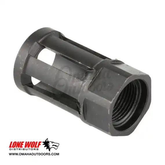 Lone Wolf Flash Hider 9mm 1/2x28 - Omaha Outdoors