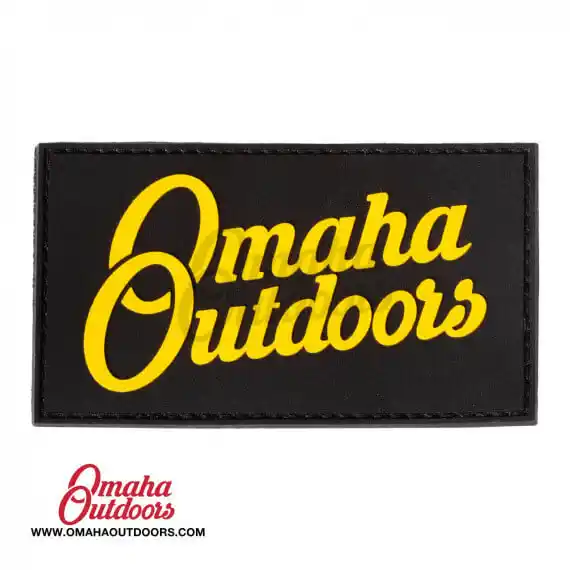 Omaha Outdoors Patch Black/Yellow Omaha Outdoors