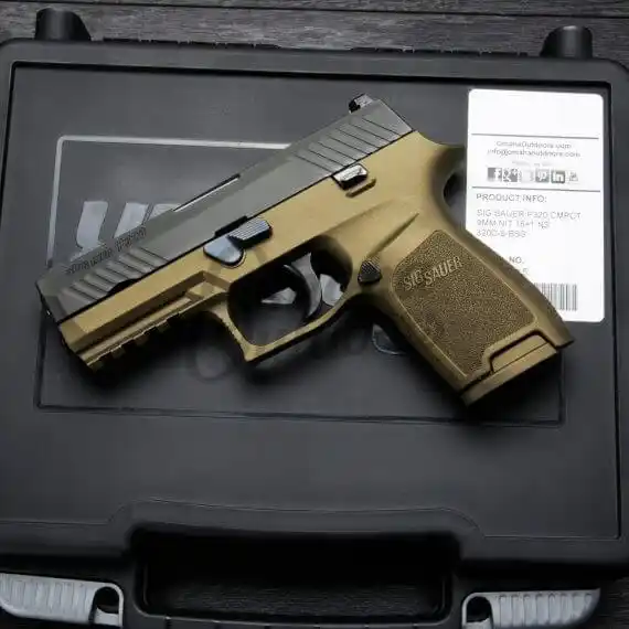 Sig Sauer P320 Compact Burnt Bronze Pistol 9mm 15 RD Night Sights ...