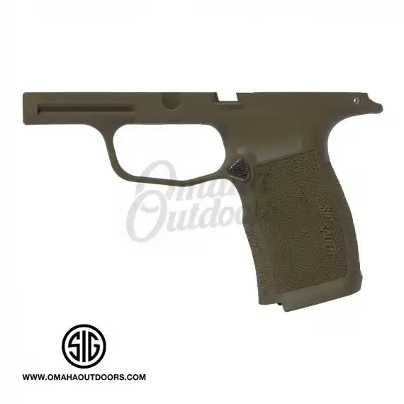 Sig P365 Xl Grip Module Od Green Cerakote With Vuurwapen Extended Mag Release Omaha Outdoors