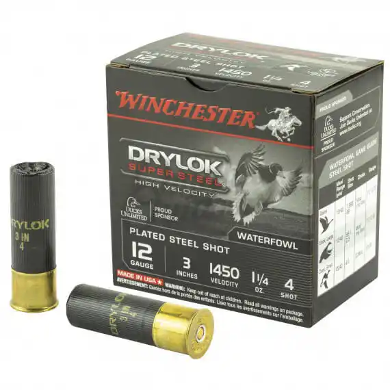 Winchester Drylok HV 12 Gauge 3 Inch 4 Shot - Omaha Outdoors