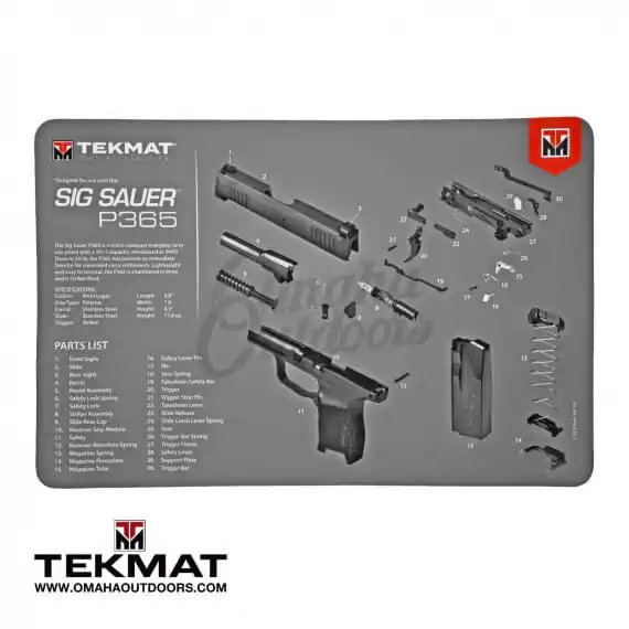 TekMat Gun Cleaning Mat For Ruger MkIII - 365+ Tactical Equipment