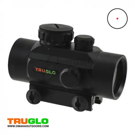 TRUGLO Traditional 1x30 Red Dot Sight 5 MOA Clam Package - Omaha Outdoors