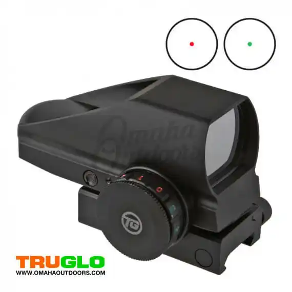 TRUGLO TRU BRITE Dual Color Dot Sight 5 MOA - Omaha Outdoors