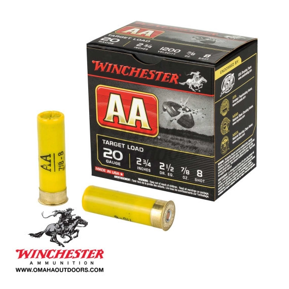 Winchester AA 20 Gauge 8 Shot - Omaha Outdoors