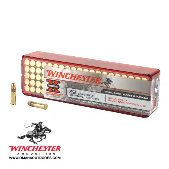 Winchester Super X 22LR 1300 FPS 100 Rounds - Omaha Outdoors