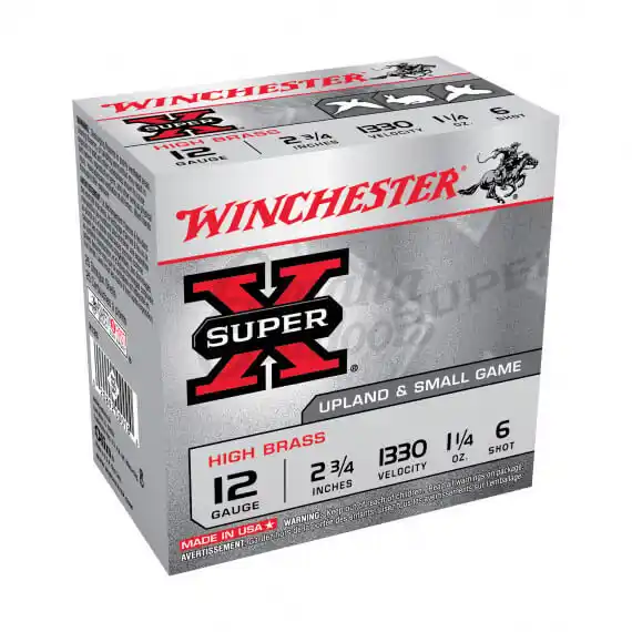 Winchester Super X High Brass 12 Gauge 6 Shot - Omaha Outdoors