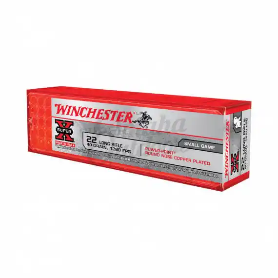 Winchester Super X 22LR 40gr Power Point 100 Rounds - Omaha Outdoors