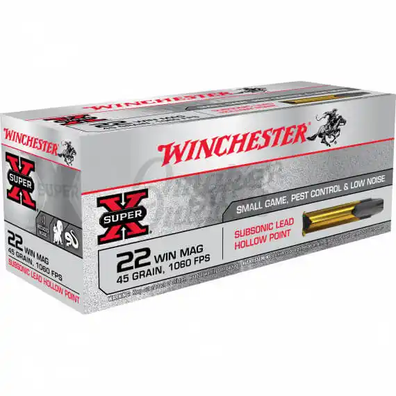 Winchester Super-X .22 Win Mag 45 GR 50 Rounds - Omaha Outdoors