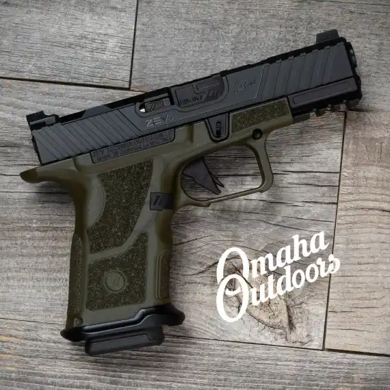 ZEV OZ9C Elite OD Green Night Sights - Omaha Outdoors