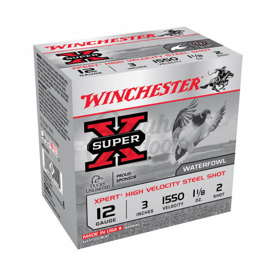 Winchester Super X 12 Gauge 3 Inch 2 Shot 25 Rounds - Omaha Outdoors