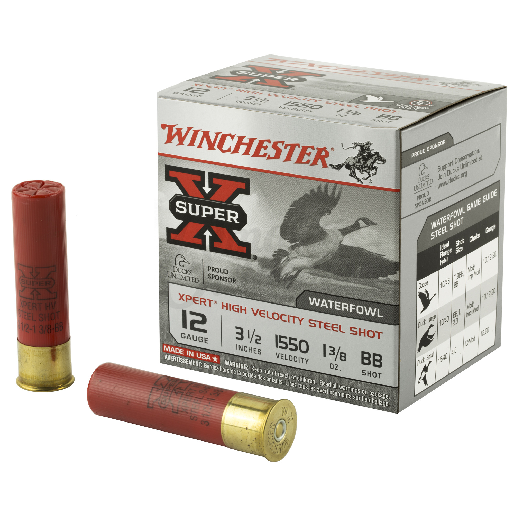 Winchester Super X Xpert HV 12 Gauge BB Shot 1550 FPS - Omaha Outdoors