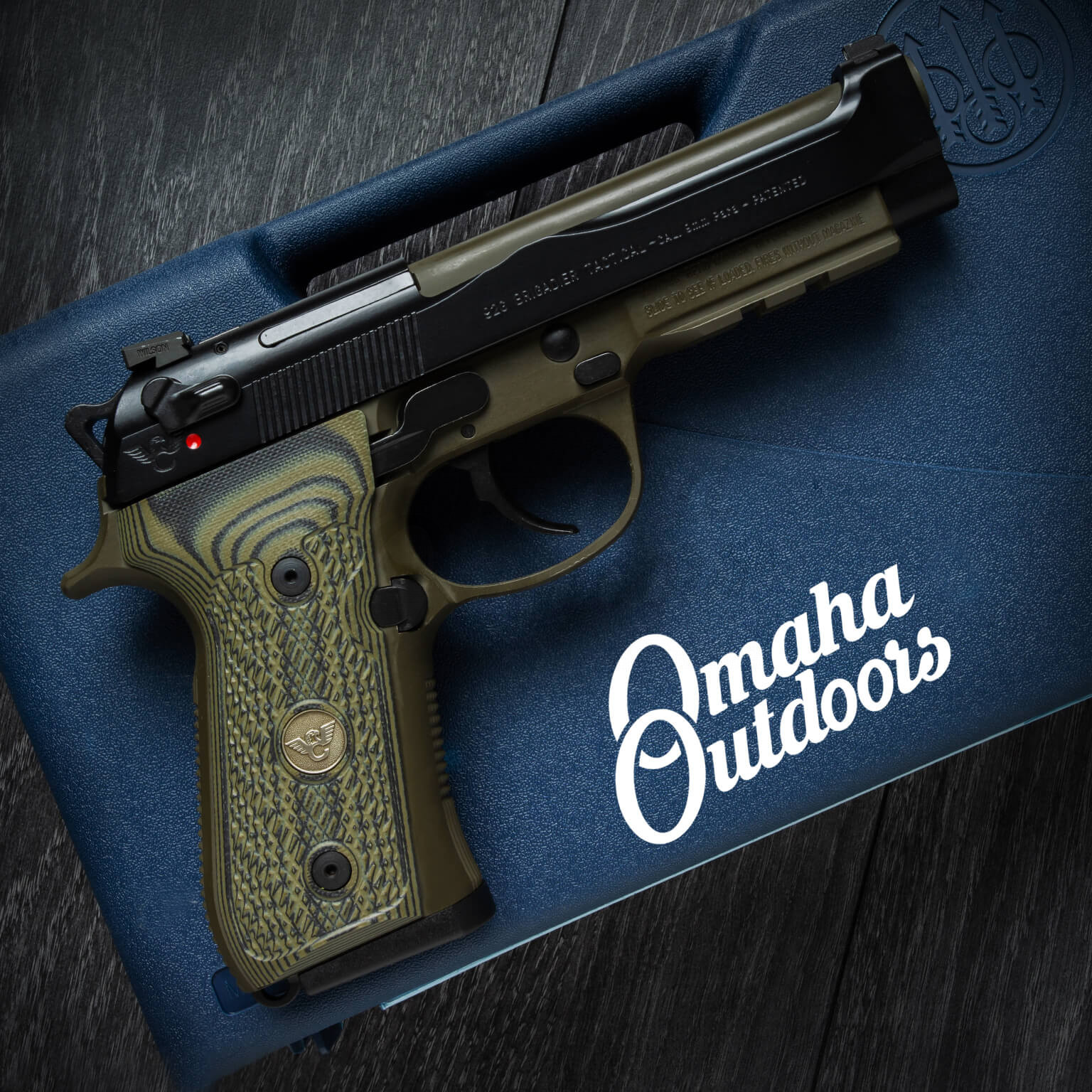 Wilson Combat Beretta 92G Brigadier Tactical 15 RD 9mm OD Green Pistol -  Omaha Outdoors