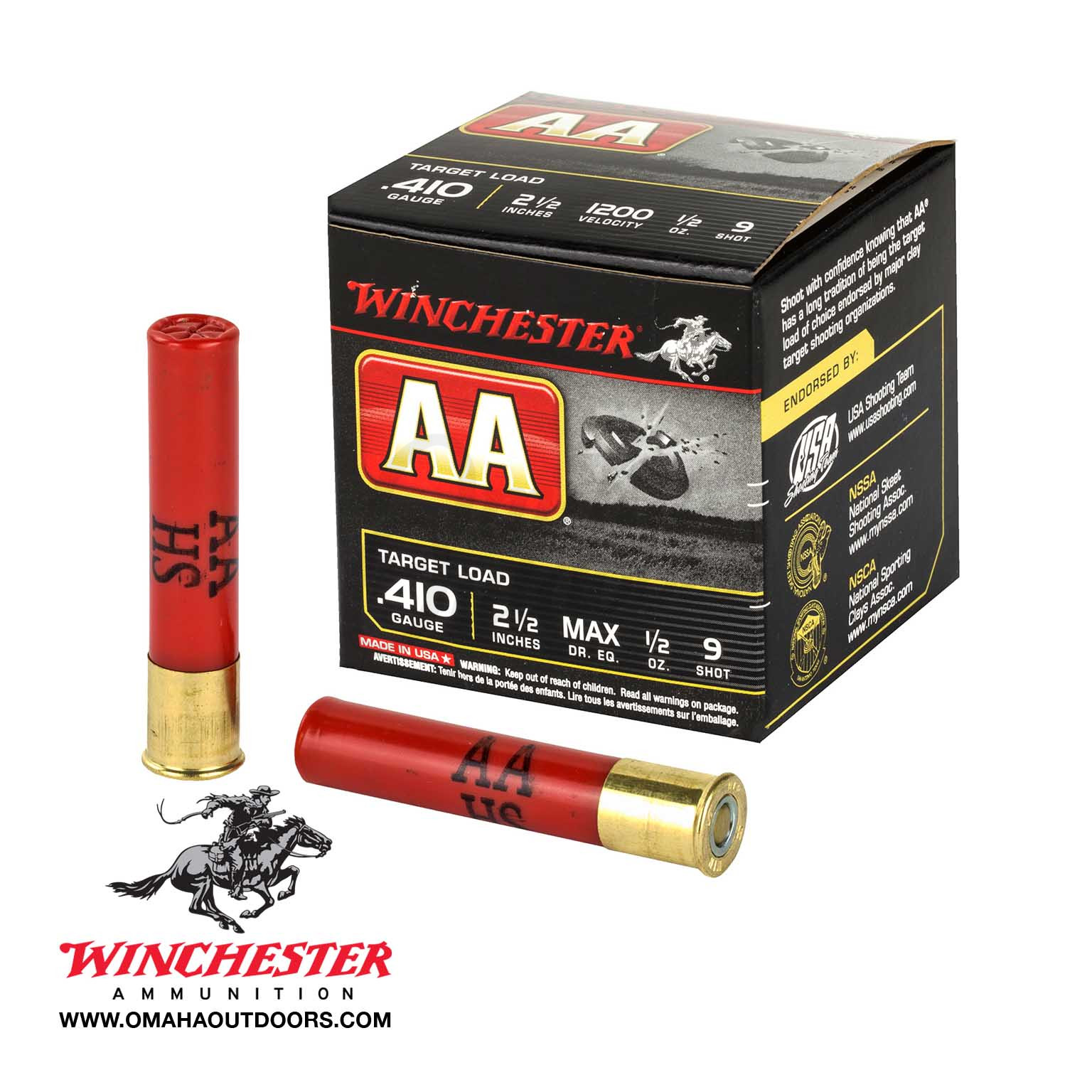 Winchester AA 410 9 Shot - Omaha Outdoors