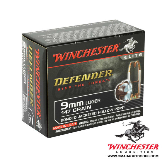 Winchester PDX1 9mm 147gr JHP 20 Rounds - Omaha Outdoors