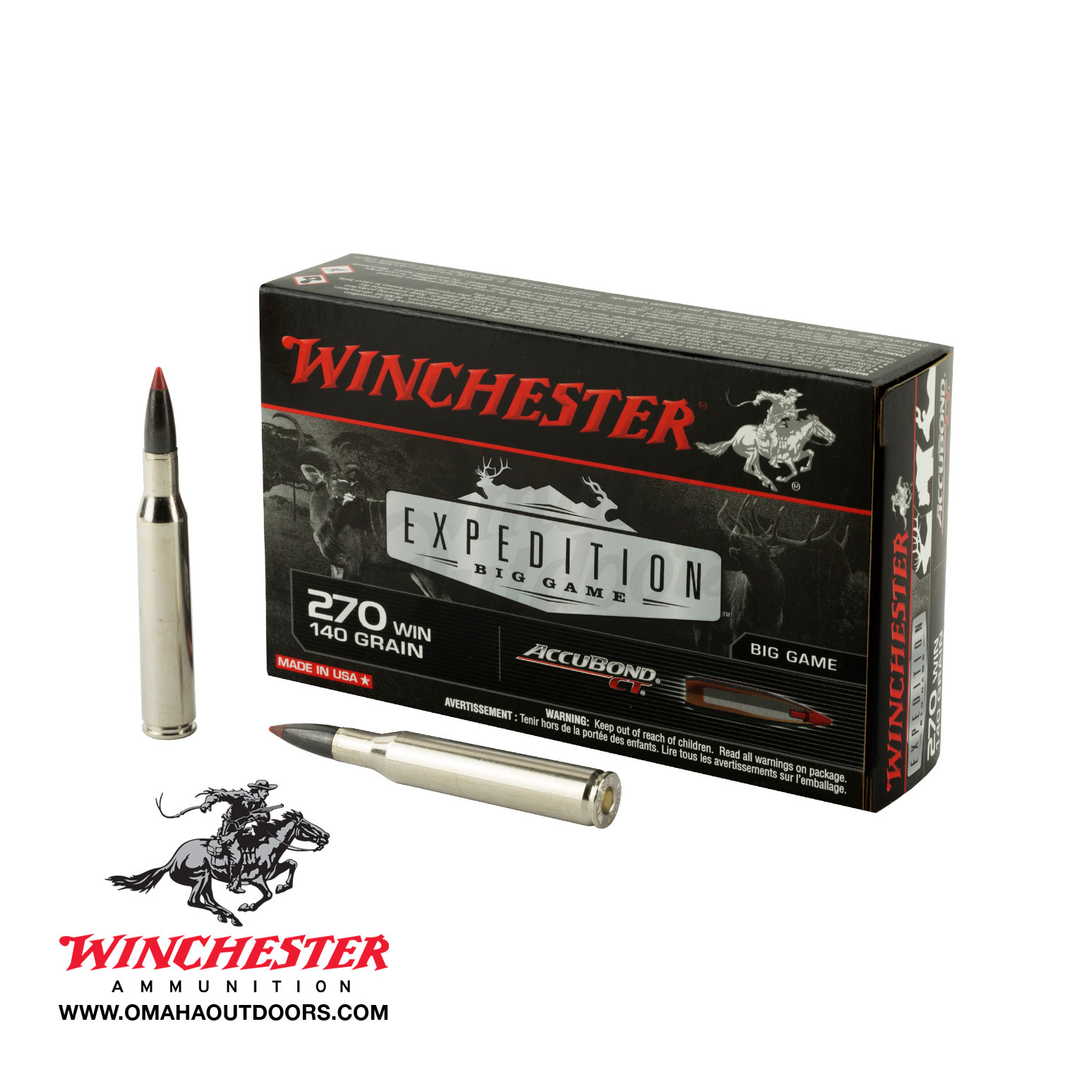 Winchester Expedition Big Game 270 Win 140 Grain - Omaha Outdoors