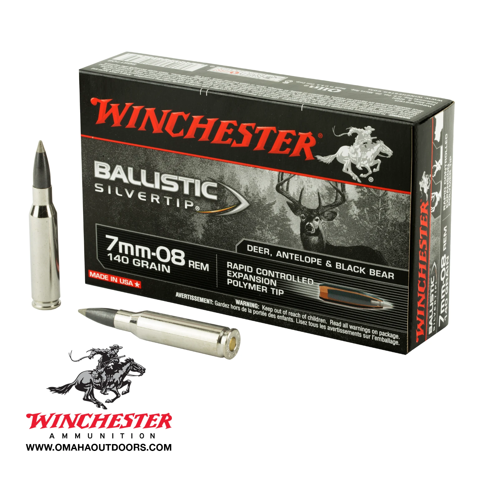 Notify me winchester ballistic silvertip 7mm 08 140 grain 20 rounds