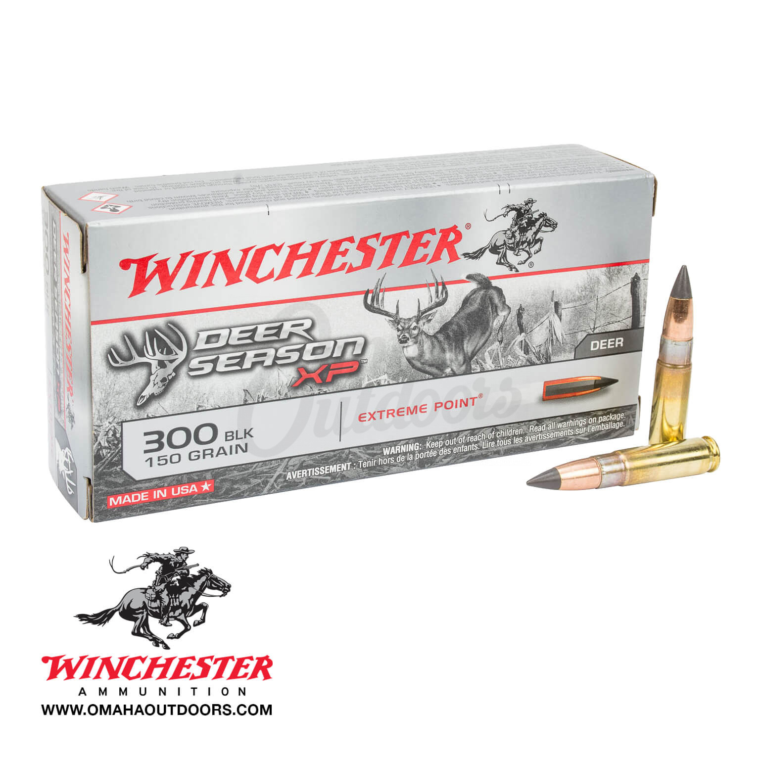 Winchester Deer Season XP 300 Blackout 20 Rounds - Omaha Outdoors