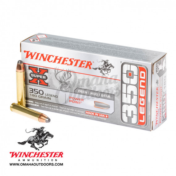 Winchester Super X 180 Grain 350 Legend 20 Rounds Omaha Outdoors